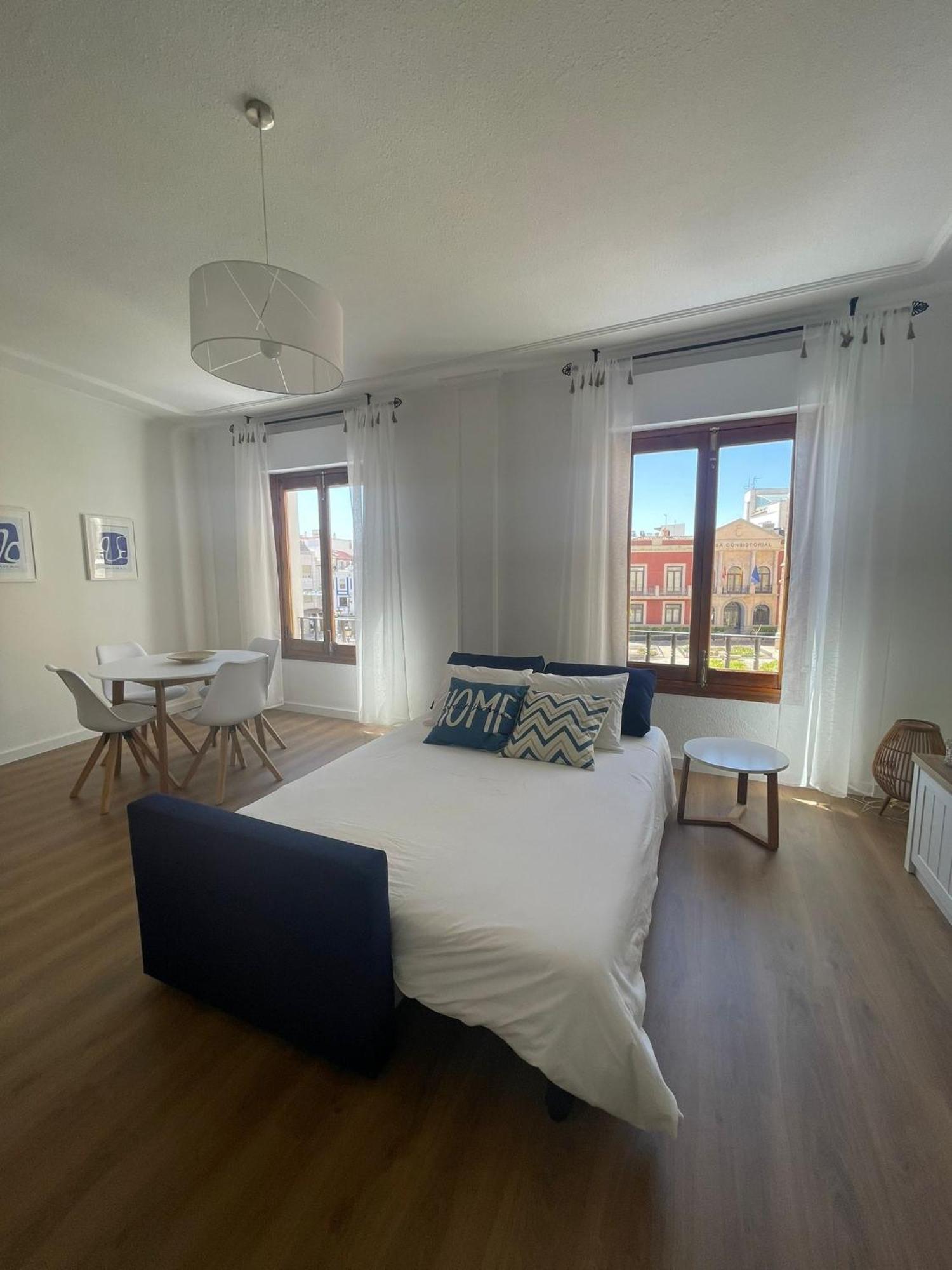 Apartamento Blanco Y Anil Plaza Valdepeñas Exterior foto