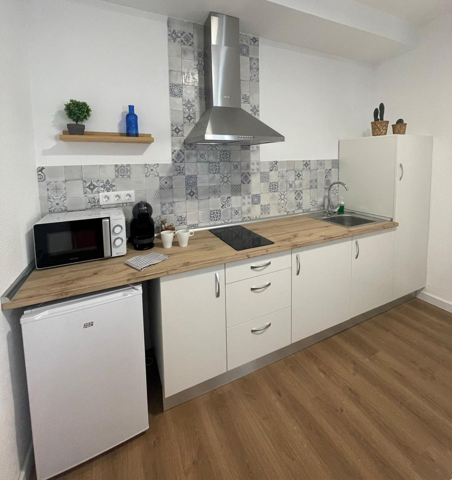Apartamento Blanco Y Anil Plaza Valdepeñas Exterior foto