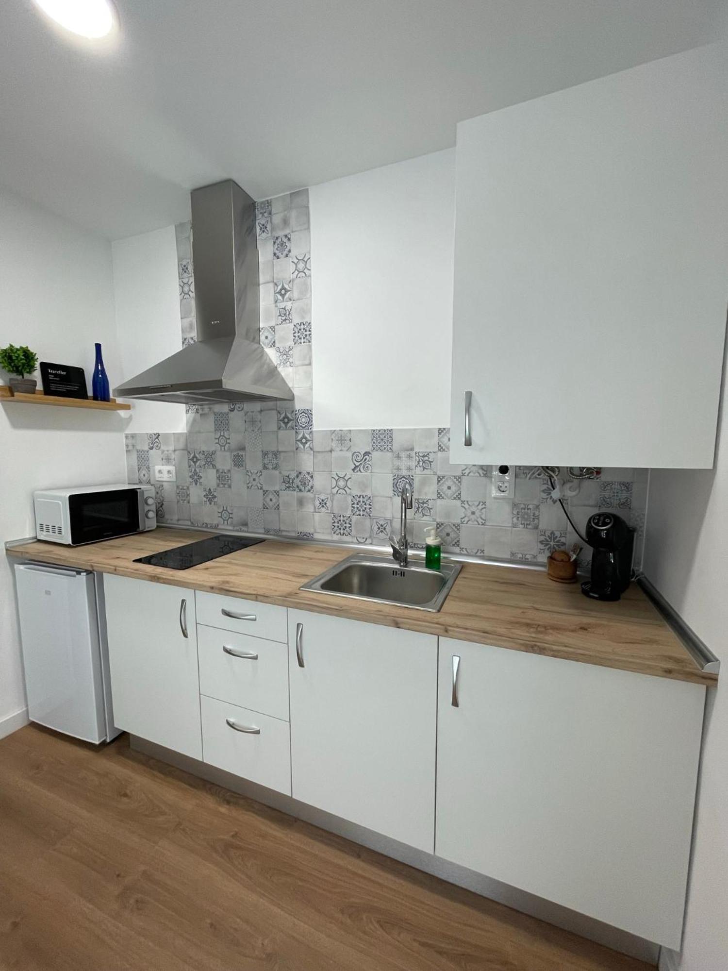 Apartamento Blanco Y Anil Plaza Valdepeñas Exterior foto