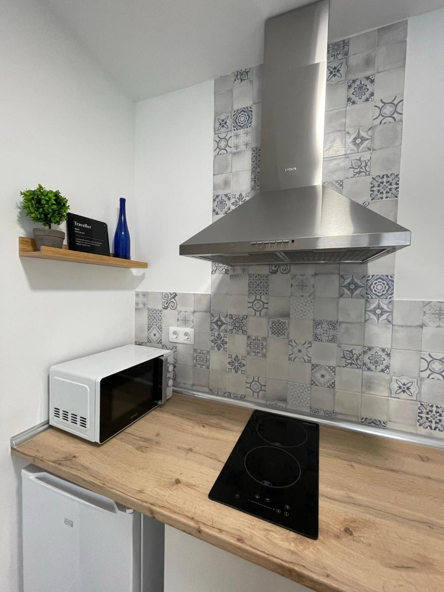 Apartamento Blanco Y Anil Plaza Valdepeñas Exterior foto