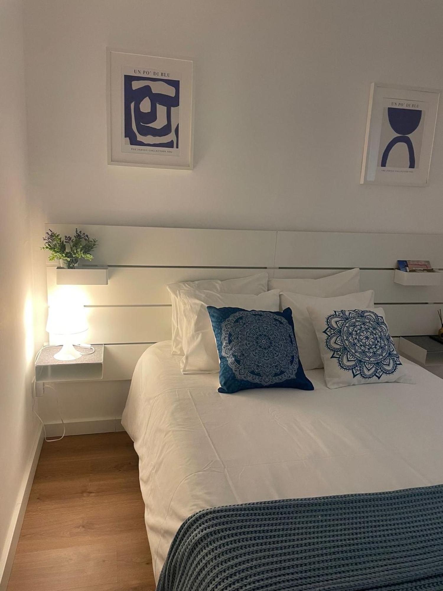 Apartamento Blanco Y Anil Plaza Valdepeñas Exterior foto